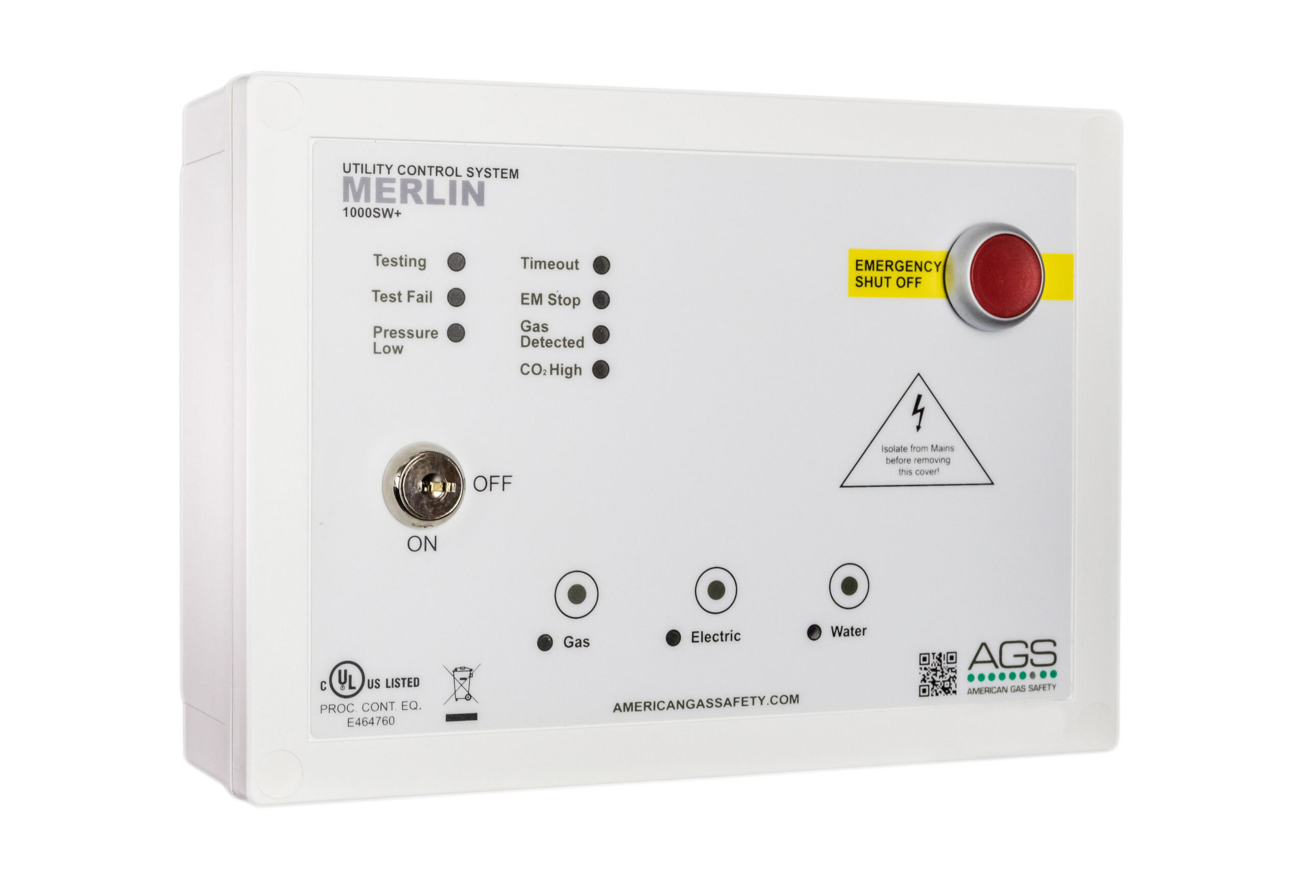 Science laboratory utility control panel gas safety system in Miami, Florida